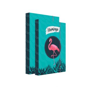 Dosky na zošity A4 + A5 Plameniak-1