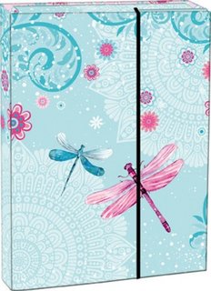 Dosky na zošity s chlopňou A4 Dragonfly-1