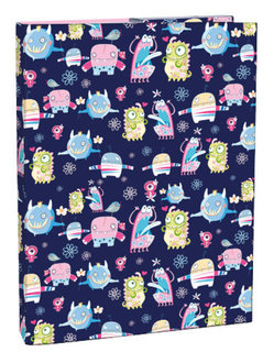 Dosky na zošity s chlopňou A4 Happy Monsters-1