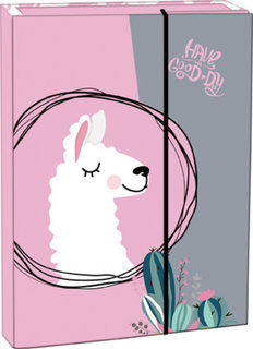 Dosky na zošity s chlopňou A4 Lama-1