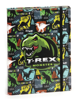 Dosky na zošity s chlopňou A4 T-Rex-1