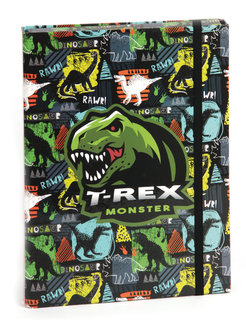 Dosky na zošity s chlopňou A4 T-Rex-1