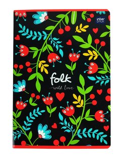 Zošit Folk, čierny, 564-1