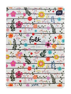 Zošit Folk linky, biely, 564-1
