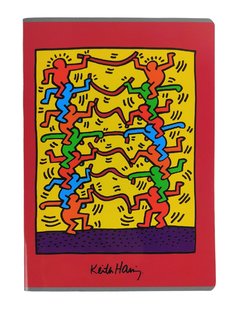 Zošit Keith Haring červený, 564-1