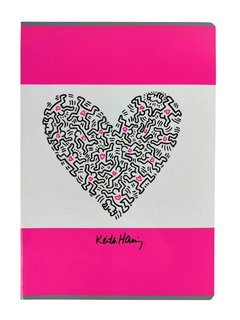 Zošit Keith Haring srdce kruh, 564-1
